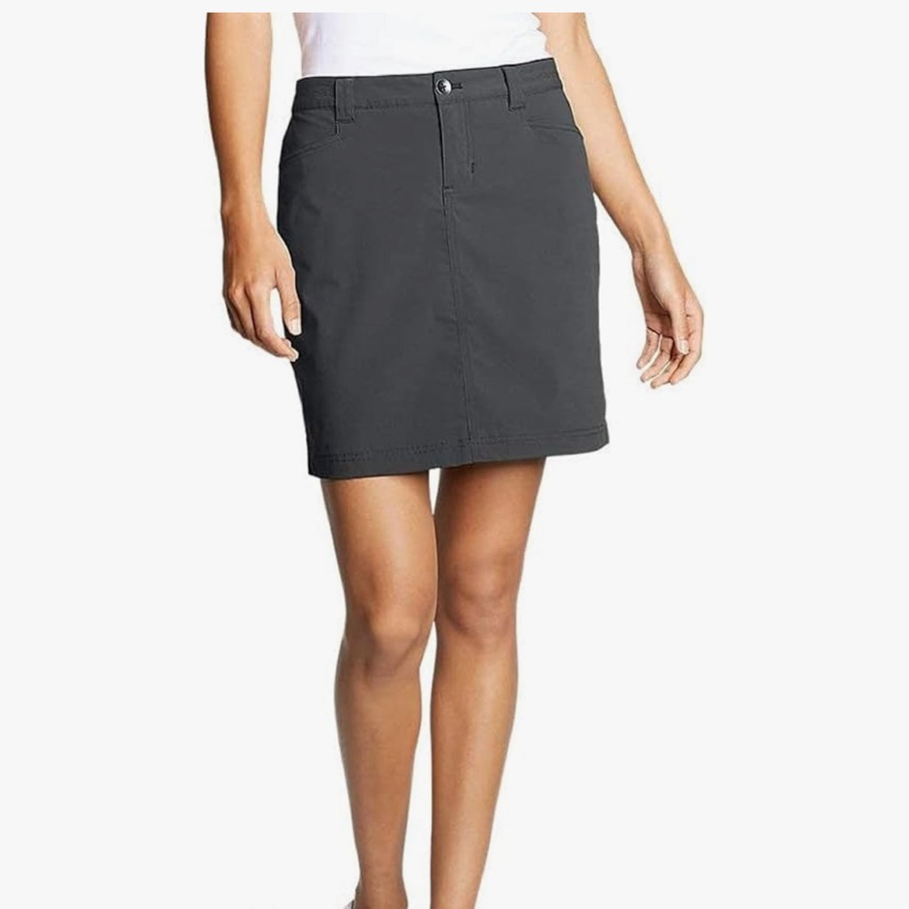 Eddie Bauer Adventurer Women's Grey Outdoor Athletic Skort 14